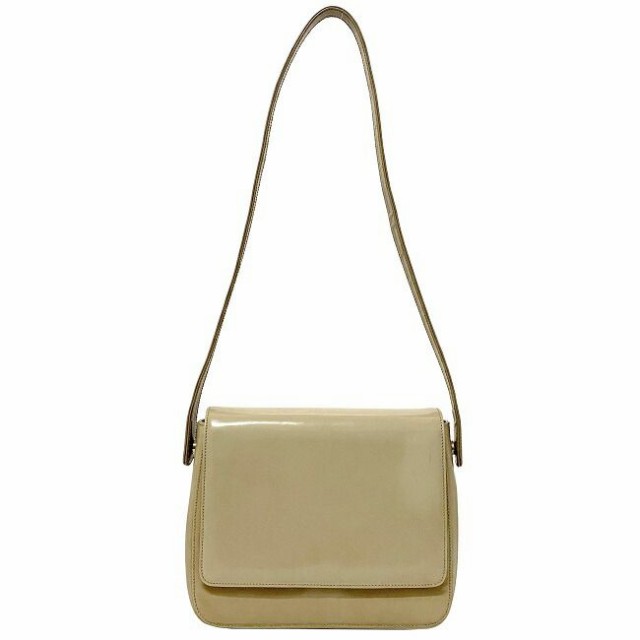 プラダ ショルダーバッグ ベージュ 美品 レザー 中古 PRADA 肩掛け 