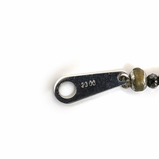 磁気 ブラックダイヤネックレス WG ホワイトゴールド ブラック 美品 ブラックダイヤ 磁気入り K18 750 中古 ネックレス メレー 宝石 宝|au PAY マーケット