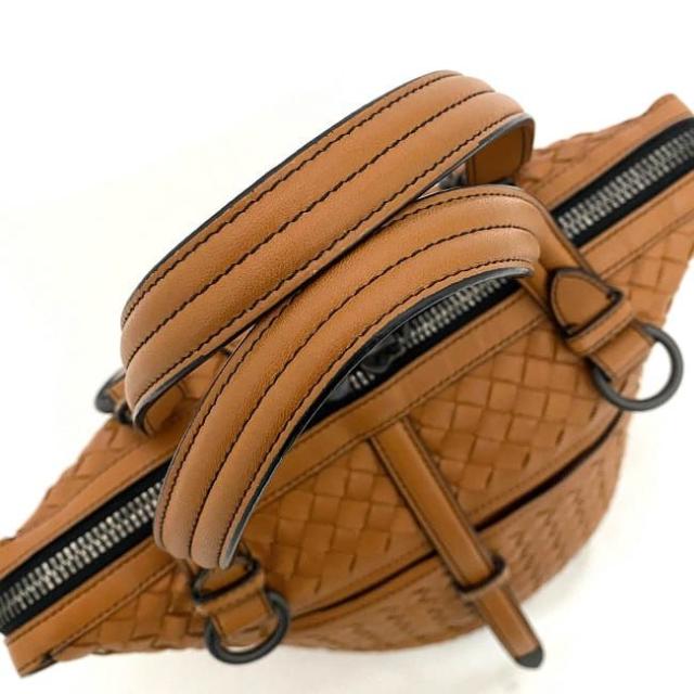 ボッテガヴェネタ 2way バッグ タンブーラ オレンジ キャメル イントレ
