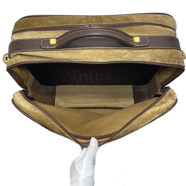 ロエベ 2way ボストンバッグ ベージュ ブラウン アナグラム 美品 スエード レザー 中古 LOEWE 茶色 ビジネス 旅行鞄 肩掛け ヴィンテージ 大容量 ハンドバッグ ショルダーバッグ 定番 人気 ロゴ ワンポイント 外ポケット有 お洒落 上品 ブランド 本物 鑑定済み ロエベ 2way ボストンバッグ ベージュ ブラウン アナグラム 美品