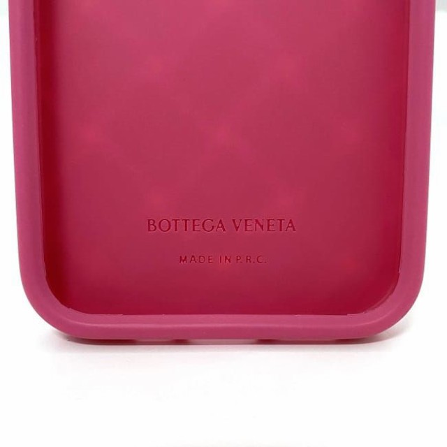 ボッテガヴェネタ iPhone 14 PRO ケース ピンク イントレチャート 美品