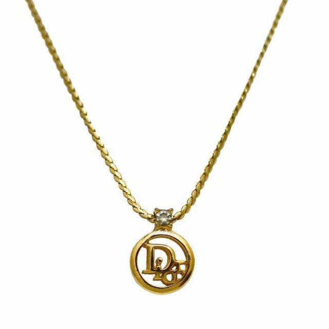 ディオール Dior ヴィンテージ CDロゴ ペンダント アクセサリー 