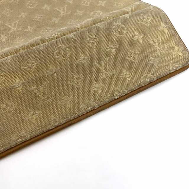 △△LOUIS VUITTON ルイヴィトン モノグラムミニ ポルトトレゾールインターナショナル M92444 ベージュ