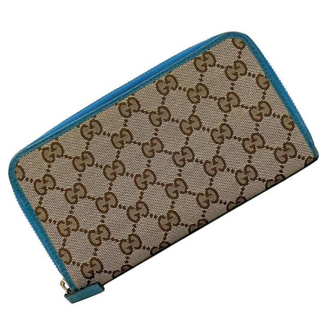 【中身美品】GUCCI グッチ GG柄 ロゴプレート 長財布 グッチGUCCI長財布ロゴ柄