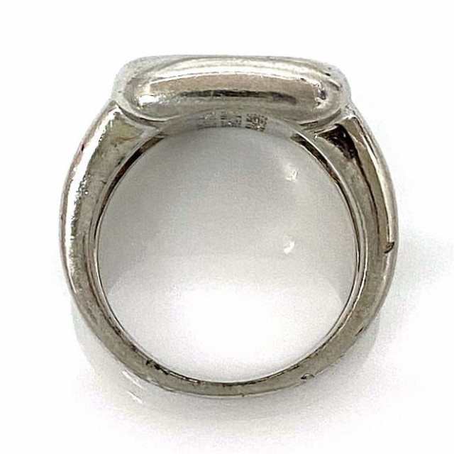 エルメス コロゾ リング シルバー シェル セリエ 美品 指輪 17.5号 925