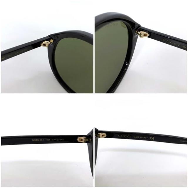 グッチ サングラス ブラック カラーレンズ インターロッキング