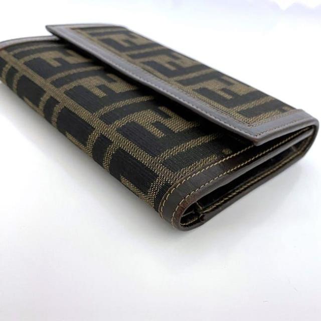 未使用新品 FENDI FF Zucca 長財布 クラッチ リストストラップ 新品 通販ファッション - 未使用新品 FENDI FF ロゴ Zucca 長