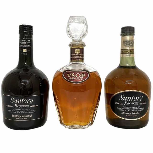 サントリー ウイスキー 3本 VSOP セット 3本組 ブランデー ウイスキー ...