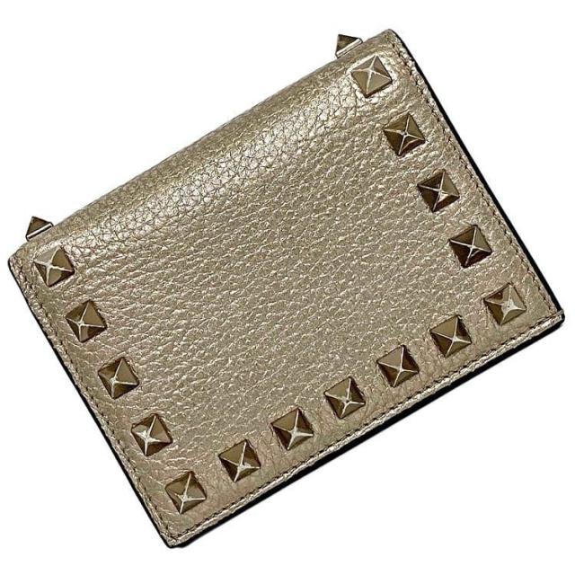 美品 ヴァレンティノ ロックスタッズ レザー ボルドー チェーン