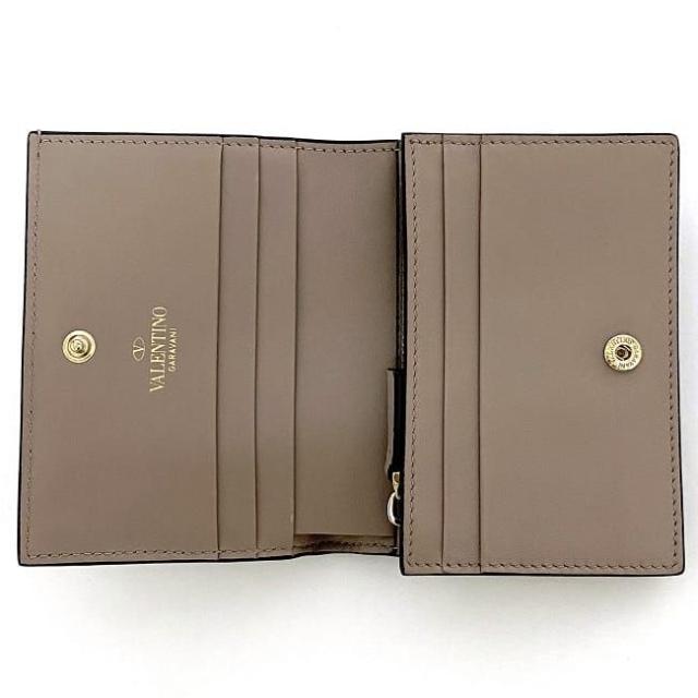 ヴァレンティノ ガラヴァーニ 二つ折り 財布 メタリック ブラウン