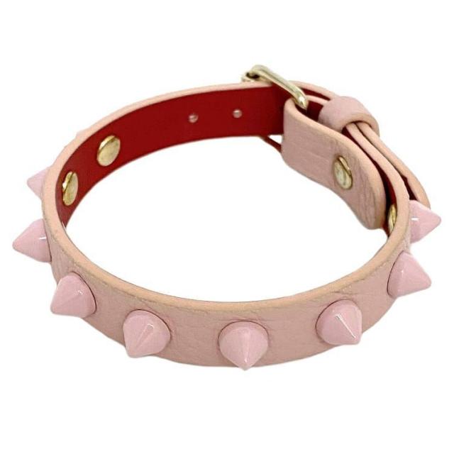 クリスチャン ルブタン ブレスレット ピンク ロックスタッズ 美品 スタッズ レザー 中古 Christian Louboutin アクセサリー ブレス ベルト レア 定番 人気 レディース 女性 革 本革 お洒落 カジュアル ファッション 小物 高級感 上品 ブランド 本物 鑑定済みの通販は 14,652円