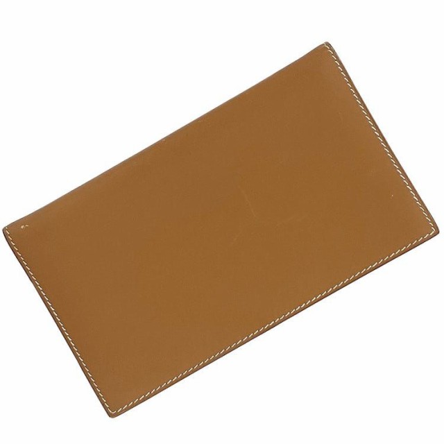 エルメス 手帳カバー アジェンダ ベージュ 美品 レザー 中古 □C刻印 HERMES 本革 ナチュラル コンパクト ミニ 定番 人気 シンプル ステの通販は