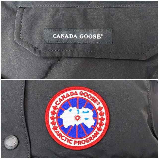 カナダグース ダウンベスト ブラック 2832L 未使用 レディース XS ナイロン ダウン フェザー Sランク CANADA GOOSE アウター 女性 ベス