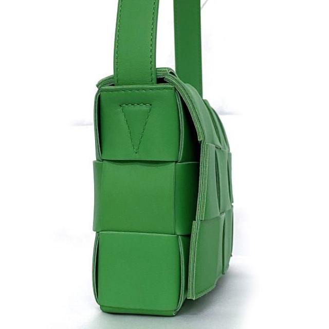 ボッテガ ヴェネタ ショルダーバッグ カセットバッグ グリーン マキシ