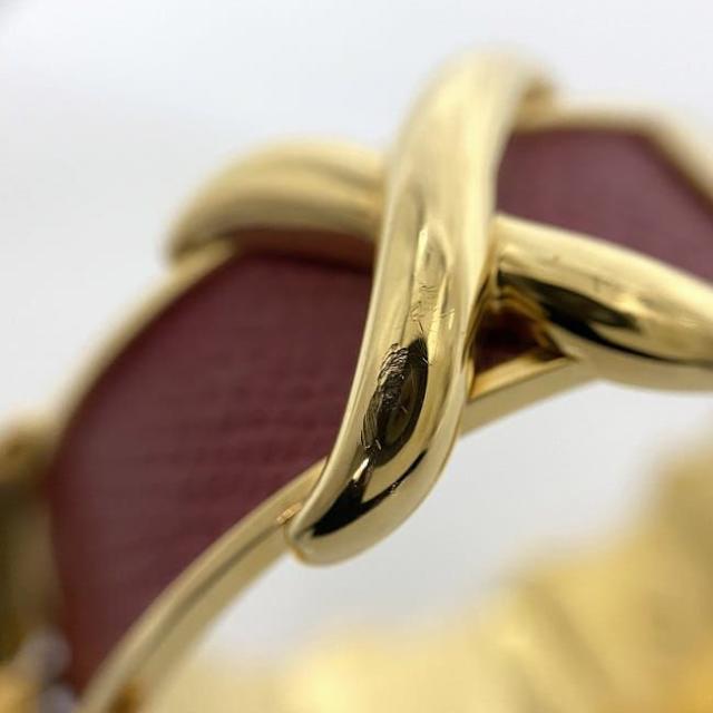 4045 HERMES エルメス バングル ゴールド レッド 赤 4045 HERMES エルメス バングル ゴールド レッド 赤 - メルカリ