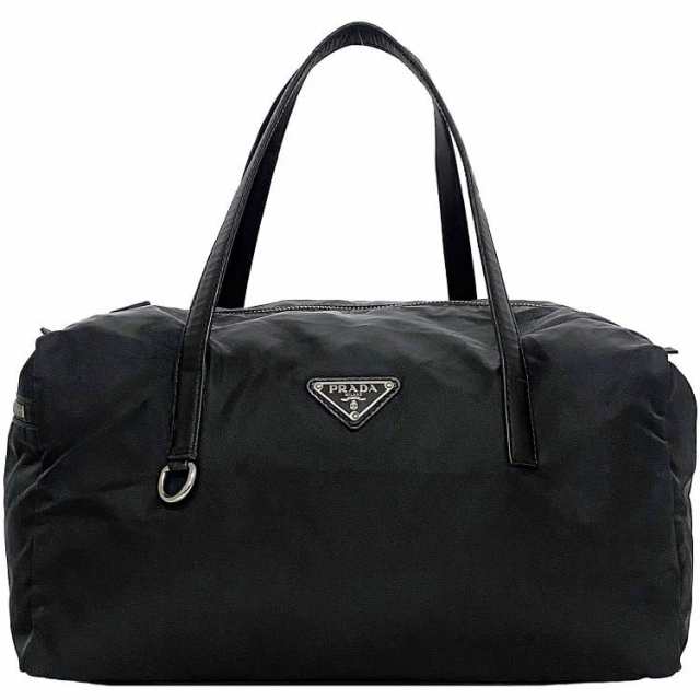 PRADA テスート ボストンバッグ 黒 ゴールド金具 ハンドバッグ