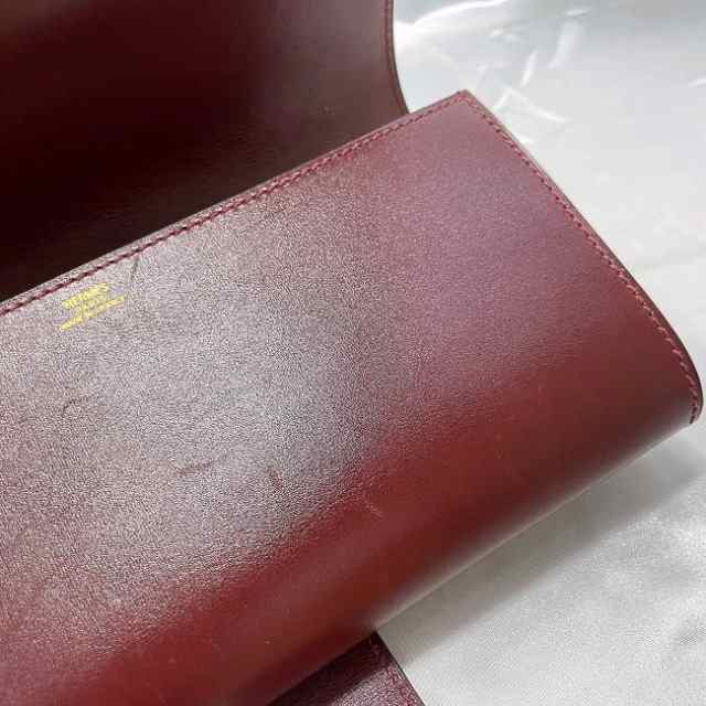 エルメス クラッチバッグ レッド メドール 美品 パーティー エルメス クラッチバッグ レッド メドール 美品 パーティー