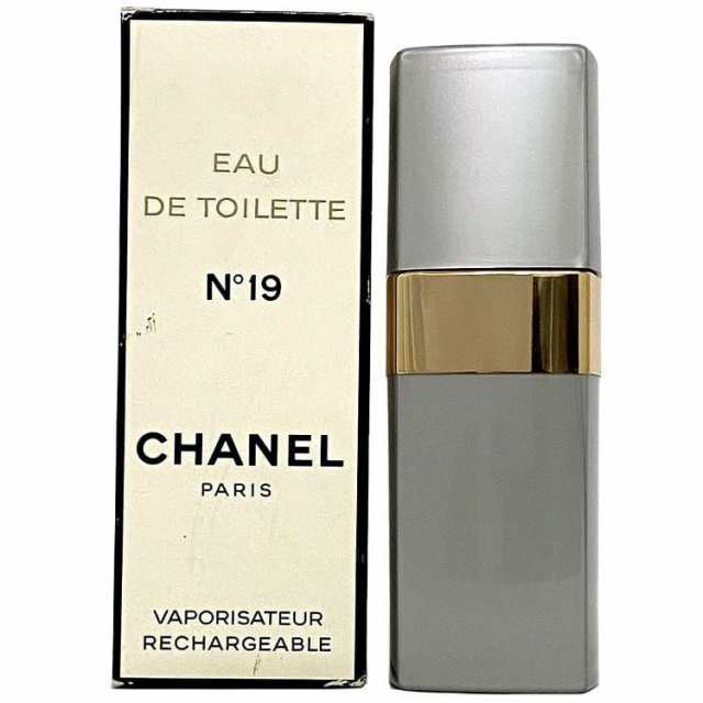 シャネル 香水 NO19 オードトワレ 開封済み 中古 CHANEL 50ml ヴィンテージ フレグランス パフューム 19番 EAU DE TOILETTE ブランド香