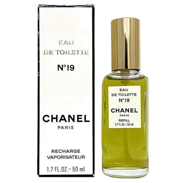 シャネル 香水 NO19 オードトワレ 開封済み 中古 CHANEL 50ml ヴィンテージ フレグランス 定番 人気 女性 レディース お洒落 ブランド香