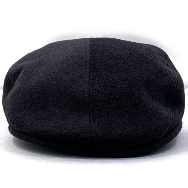 HERMES エルメス ハンチング ベレー帽 キャップ ブラック サイズ60 HERMES エルメス ベレー帽 キャスケット ハンチング ブラック