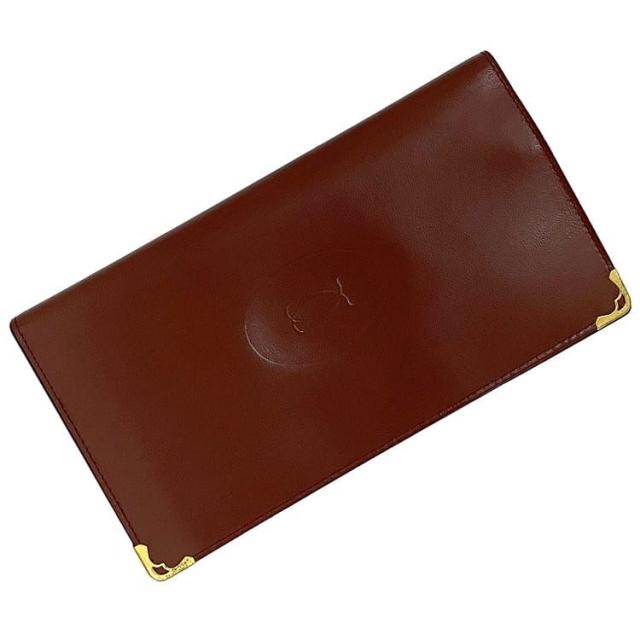 未使用 Cartier カルティエ 長財布 札入れ レザー ブラック ボルドー 楽天市場】【未使用品】 カルティエ 長財布 小銭入れ無し 札入れ