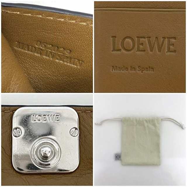 ロエベ 三つ折り 財布 トライフォールド ウォレット ブラウン ロエベ 三つ折り 財布 トライフォールド ウォレット ブラウン