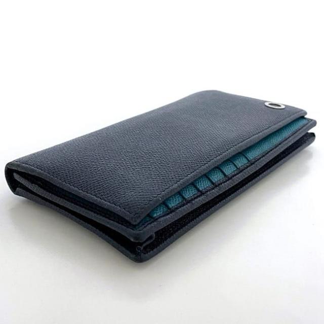 BVLGARIブルガリクロコダイル長財布 青黒希少