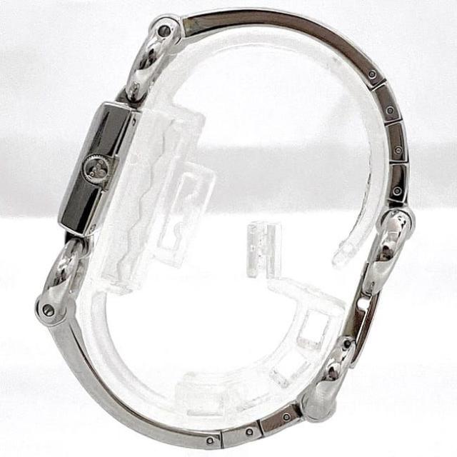 グッチ 腕時計 トルナヴァーニ ピンクシェル シルバー YA120515 f-20453 美品 時計 スクエア SS 中古 クオーツ GUCCI シェル文字盤  GG マイクロ 電池式 レディース 女性 箱有 箱付き フォーマル ビジネス 人気 お洒落 ブランド小物 ブランド 本物 鑑定済みの通販は