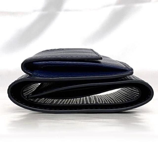 ✨LOEWE トライフォールド ウォレット アナグラム 三つ折り 財布 ネイビー LOEWE（ロエベ） 【新品未使用】ロエベ アナグラム トライフォールド