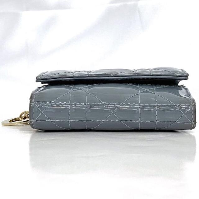 クリスチャンディオール　三つ折り財布　グレー クリスチャンディオール Dior 三つ折り財布 レディース ロータス