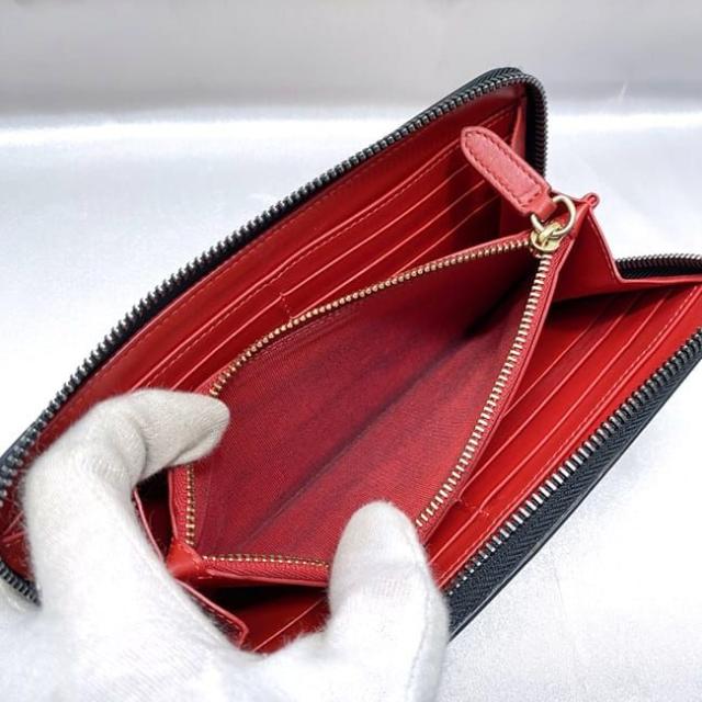 クリスチャン ルブタン ラウンドファスナー 長財布 ec-21096 イエロー