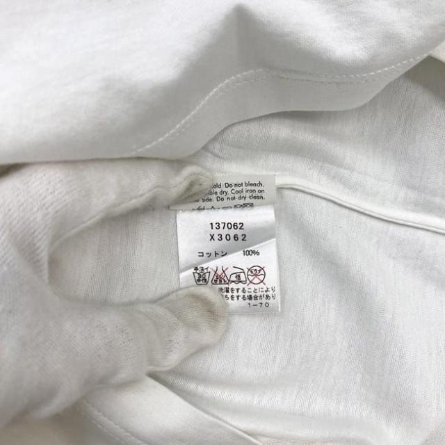 イヴサンローラン タンクトップ ec-21166 ホワイト ブラック XS クリーニング済み レディース コットン 100％ ベルベット 中古 YVES SAINT LAURENT アパレル レディース YSL ロゴ ノースリーブ 定番 人気 女性 白 シンプル お洒落 上品 ブランド 本物 鑑定済みの通販は