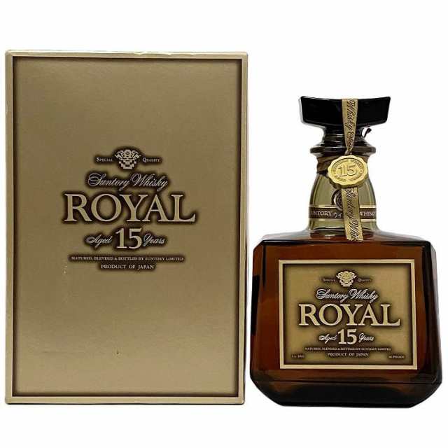 サントリーウイスキー ローヤル 15年 Suntry Whisky ROYAL ゴールドラベル ウイスキー 未開封 未開栓 内容量 750ml アルコール度数 43% 4