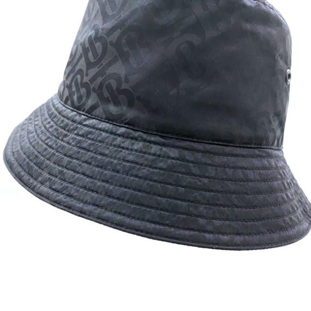 Burberry バーバリー TBモノグラム バケットハット ブラック S 【公式