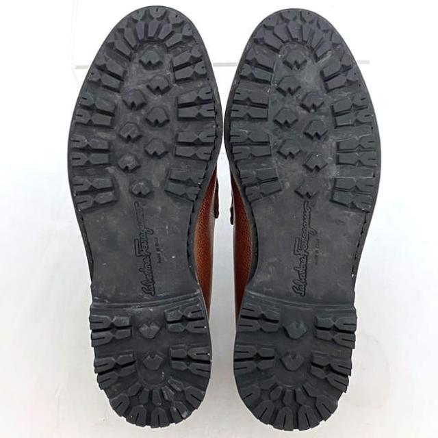 サルヴァトーレ フェラガモ ローファー ec-21585 ブラウン ガンチーニ 靴 23.5cm 美品 レザー 中古 Salvatore Ferragamo アパレル レディース シューズ 定番 人気 箱付き レディース 革 通勤 通学 茶色 シンプル お洒落 カジュアル 上品 ブランド 本物 鑑定済み