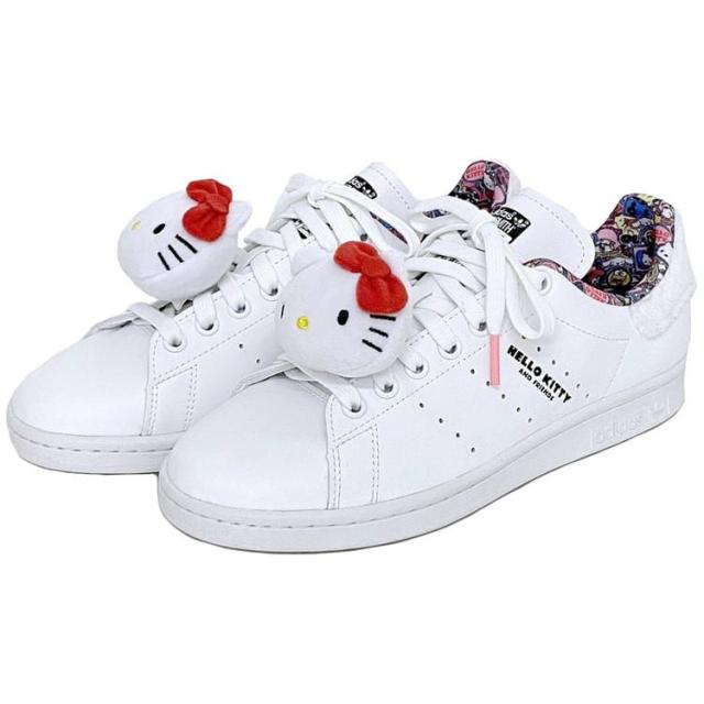 アディダス スニーカー  STAN SMITH W ec-21719 ホワイト スタンスミス ハローキティ HP9656 23.5cm 未使用 美品 合成皮革 Sランク adidas HELLO KITTY AND FRIENDS シューズ アパレル 靴 キティちゃん プレゼント ギフト 贈り物 誕生日 ブランド 本物 鑑定済みの通販は