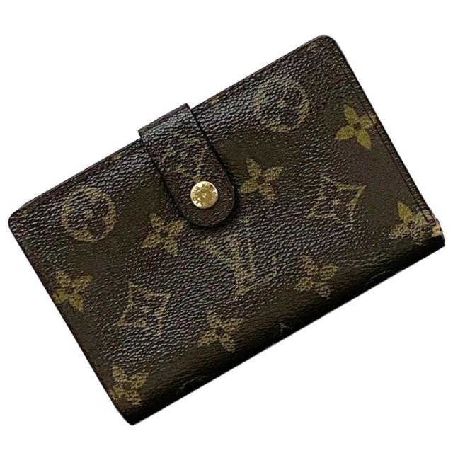 LOUIS VUITTON 二つ折り財布 ポルトモネビエ ヴィエノワ ダミエ 鑑定済