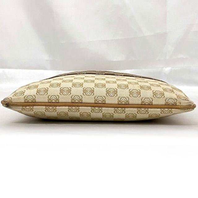 ロエベ ショルダーバッグ ec-22213 ベージュ オレンジ アナグラム