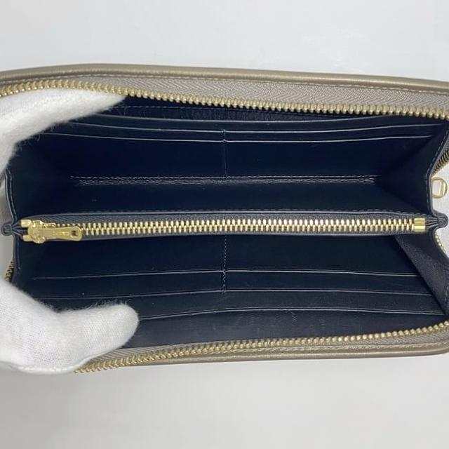 ロエベ ラウンドファスナー 長財布 ec-22282 ブラウンゴールド