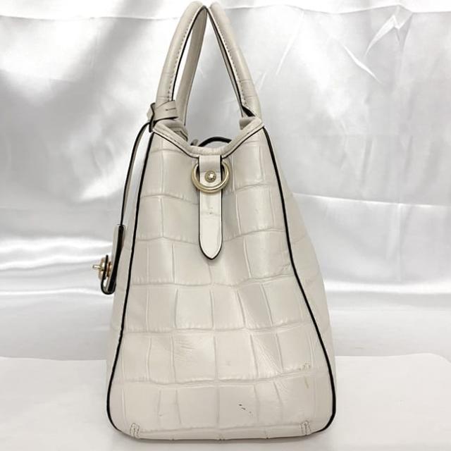 コーチ 2way バッグ ec-22331 ホワイト ベージュ F37097 美品 レザー