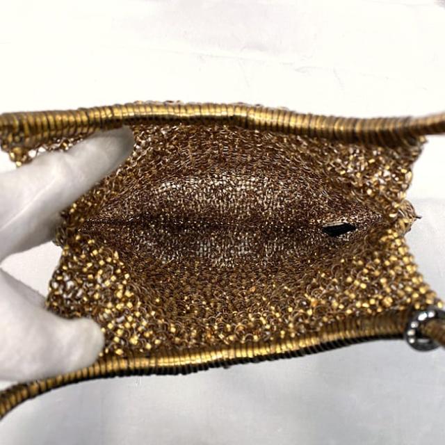 アンテプリマ トートバッグ ワイヤーバッグ ec-22336 ゴールド