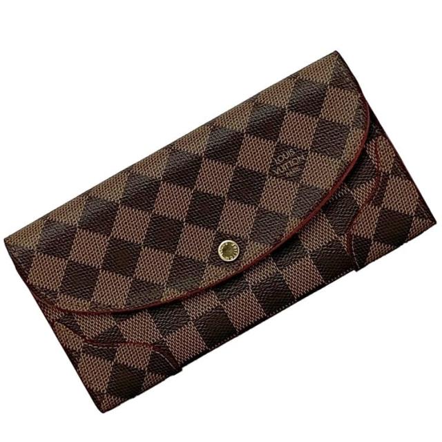 美品！Louis Vuitton 二つ折り財布 ブラウン 美品ルイヴィトン