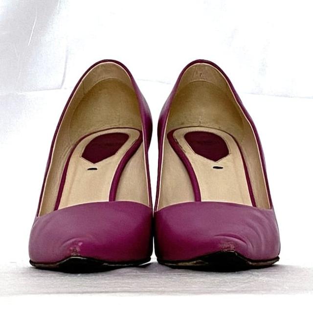 フェンディ パンプス ec-22505 ピンク 美品 23.5cm レザー 中古 FENDI シンプル ショッキングピンク レディース シューズ ピンヒール 定番 人気 お洒落 エレガント 革 通勤 通学 無地 鮮やか ヒール 8cm 靴 小物 ブランドシューズ 上品 ブランド 本物 鑑定済み