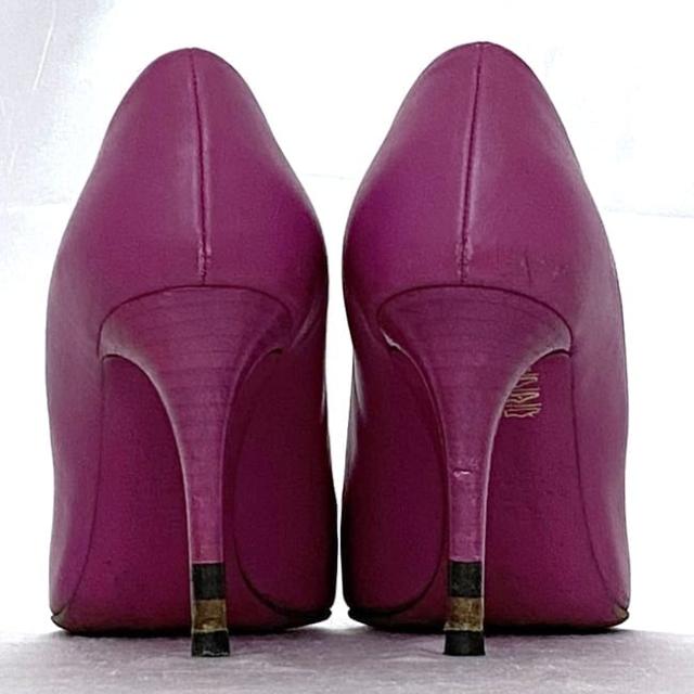 フェンディ パンプス ec-22505 ピンク 美品 23.5cm レザー 中古 FENDI シンプル ショッキングピンク レディース シューズ ピンヒール 定番 人気 お洒落 エレガント 革 通勤 通学 無地 鮮やか ヒール 8cm 靴 小物 ブランドシューズ 上品 ブランド 本物 鑑定済み