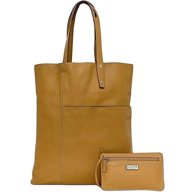 ロエベLOEWE ＊ビジネスバック・レトロキャメル＋ブラウン