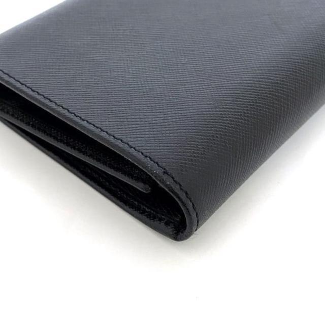 プラダ 三つ折り 財布 ec-22686 ブラック NERO M176A 美品