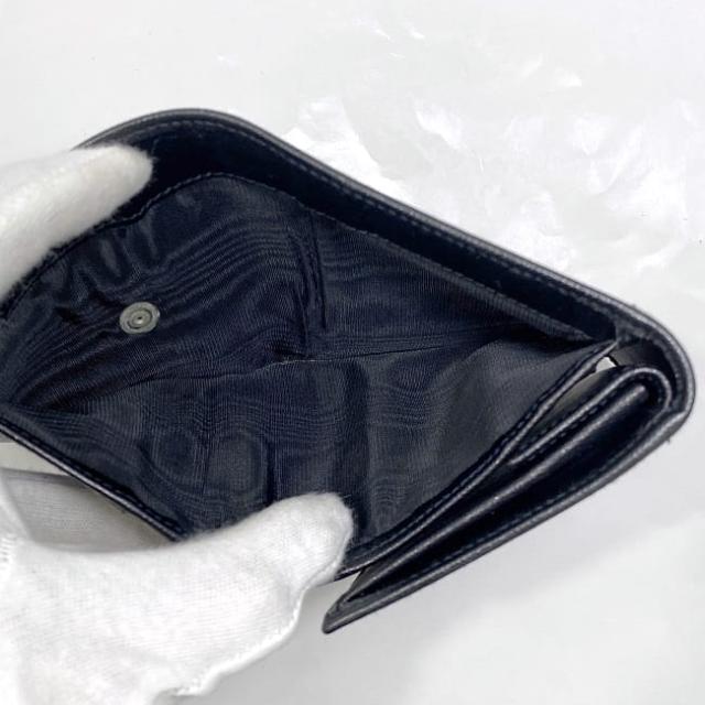 美品✨ PRADA プラダ 折り財布 三角ロゴ カモメ アンカー 碇 ブラック 美品✨ PRADA プラダ 折り財布 三角ロゴ カモメ アンカー 碇 ブラック