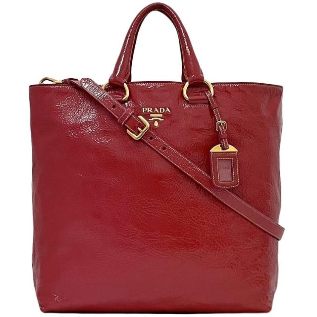 正規品プラダ赤2wayバッグ 正規品 PRADAサフィアーノ CUIR 2WAY BN2775