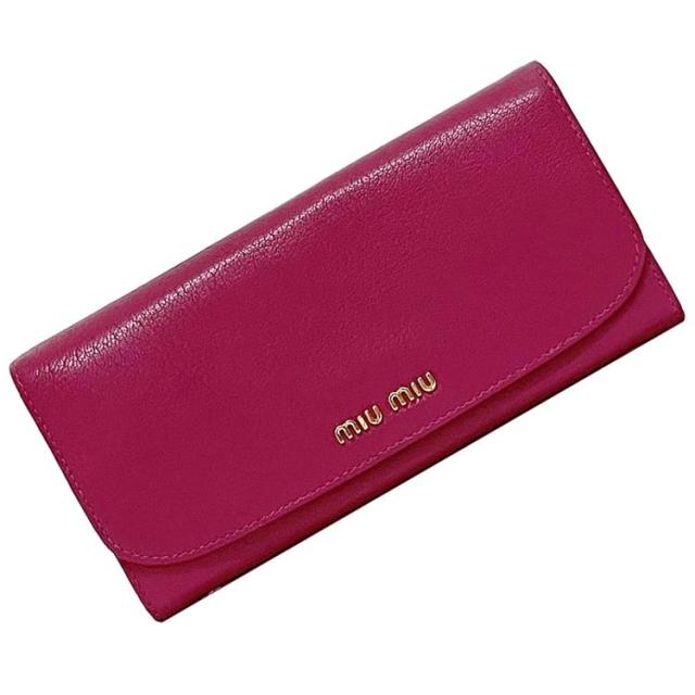 ❤️正規品❤️ miu miu 二つ折り財布 ピンク miu miu（ミュウミュウ） 財布 マドラス ラブ ピンク ハート