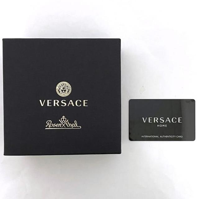 ヴェルサーチ ローゼンタール 茶碗 ec-22806 ホワイト ネイビー